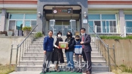 순천별량중학교, 직접 만든 면마스크로 코로나 극복 동참