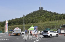 진도군, 진도대교 발열체크장 운영 종료