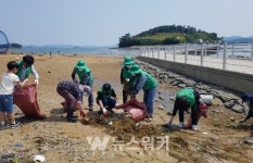 시전동 새마을남‧여협의회, 해안가 청결활동 실시