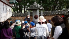 구례군 마산면 교육공동체, 효자비 탐방교육 실시