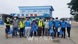 무안군 망운면, 톱머리해수욕장 환경정화 활동 실시