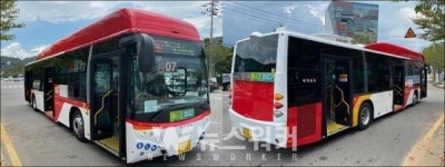 광주시, 출입문 3개 친환경 저상버스... 오는 9월 1일부터 시범운행