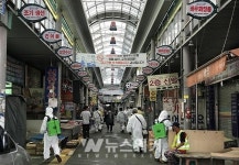 광주환경공단, 말바우시장 방역봉사 이어... 활성화 대책 마련 앞장서