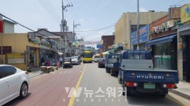 장성군, 황룡시장에 주정차 홀짝제 거리 지정한다