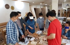 장흥군, 목공예기능인양성교육... 생활목공 초급반 운영
