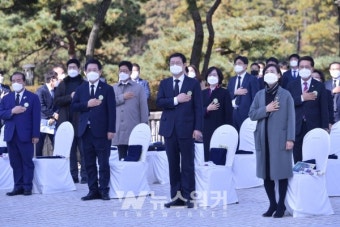 [포토뉴스] 이용섭 광주시장, '제91주년 학생독립운동 기념식' 참석