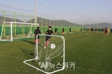 [포토뉴스] 남자U-19 축구국가대표팀, 보성군 벌교 생태 구장에서 땀방울
