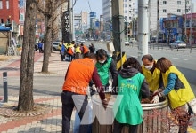 광주 서구 화정1동, 새봄 맞이 구슬땀 !