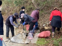 보성군 노동면, 봄맞이 릴레이 마을 정화활동 시작