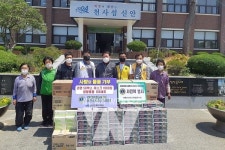 국제라이온스협회 355-B2지구 제1,2지역...  신안군 장산면에 사랑 나눔 실천