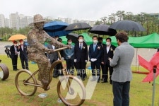 나주 혁신도시에 국가균형발전 상징조형물 들어섰다