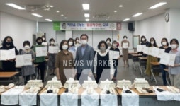 화순군, 2021 들꽃자수반 교육... 호응 속 마무리