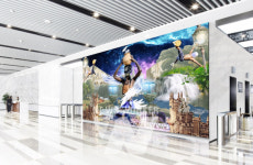 LG LED 사이니지에서  NFT 디지털아트 감상한다