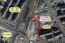 목포시, 하당동 한울교회 앞 도로 확장공사 추진