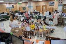 곡성군 옥과면 행정복지센터, 우암어린이집 원생들 견학