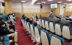광양시의회를 방문한 마동초 학생들 견학 왔어요