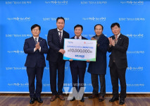 ㈜수산홈텍, 여수시 경로당 50개소에 일산화탄소 경보차단기 선물