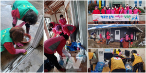 신안군 임자면 자원봉사자회, 사랑의 집청소 봉사활동 펼쳐