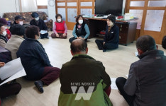 화순군 춘양면, 경로당 순회방문