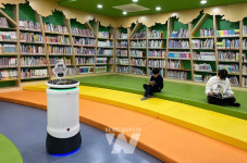 장성군립중앙도서관, 인공지능 방역로봇 도입