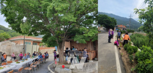 구례군 토지면 하죽마을, 청정전남 으뜸마을 만들기 사업... 아름다운 마을 풍광 조성