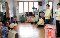 김영록 전남지사, 집중호우 피해지역 점검 동분서주