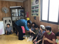 영암군복지기동대, 김영록 전남도지사와 집수리 봉사