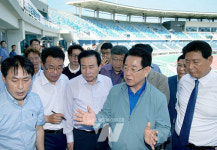 김영록 전남지사, 전국체전 개막 앞두고... 주 경기장 시설물 준비상황 점검