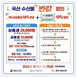 광양 중마시장, 국내산 수산물 구입 온누리상품권 5억 원 환급