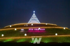 인공지능(AI)이 디자인한 경관 조명, 순천 오천언덕을 밝히다