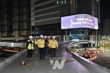 광주 남구, 푸른길 브릿지 설날 전 임시 개통