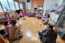 장흥군 장동면, 새해맞이 경로당 순회 방문