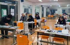 장성군 진원면 주민자치센터 한글서예반, 결실 풍성하네