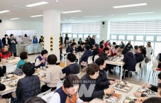 고흥군, 도양노인건강복지타운 노인복지관 경로식당 개시