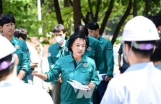 광주 서구의회, 금호동 아파트 지반 침하 현장 점검