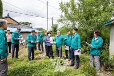 해남군의회, 현산·송지·북평 주택 침수 피해 현장 방문