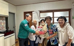 함평군 나산면, 경로당 민화 색칠하기 프로그램 물품 지원