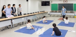 이정선 교육감, 늘봄학교 현장 점검