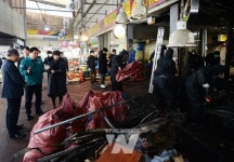 광주 서구의회, 양동시장 화재현장 점검