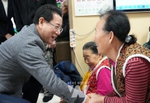 김영록 지사, 을사년 새해 으뜸마을서 첫 민심 탐방