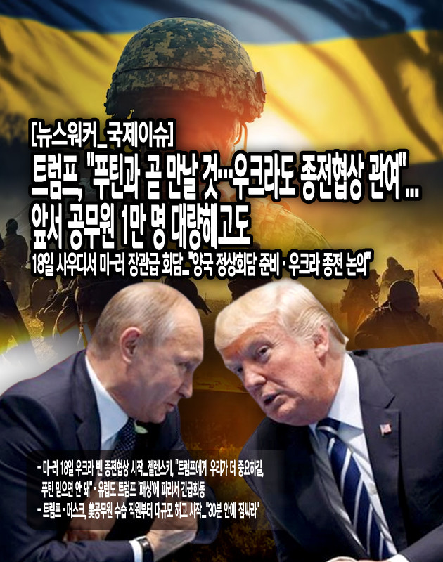 트럼프, 우크라이나-러시아 종전 협상 압박 강화하며 대미 러시아 강력한 입장 양상