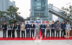 광양시, 중동 진아리채 2차 아파트 앞 보도육교 개통