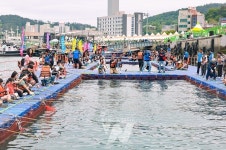 완도 장보고 수산물 축제... '전통 대나무 바다낚시 체험' 어때요