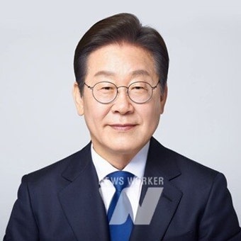이재명 대선 후보, 금호타이어 화재 피해 이재민 위로
