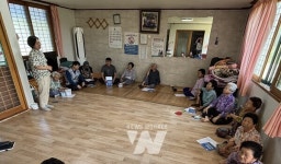 함평군 월야면, 잔디 예지물 무단 적치 및 불법 소각 방지 교육 실시