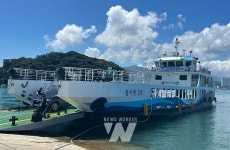 완도~모도 운항 신조 여객선 섬사랑 2호 취항