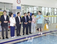 [포토] 강기정 광주광역시장, 하남다누리체육센터 개관식 참석