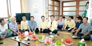 전남도, 폭염 대비 무더위쉼터 살피며 애로사항 청취