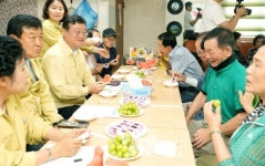 전남도, 폭염 대비 무더위쉼터 살피며 애로사항 청취