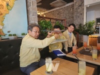 강기정 시장, 금호동(마륵공원) 아파트 건설현장 집중호우 피해 점검